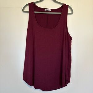 NWOT Maroon Tank Top